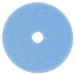 Hi-Performance Burnish Pad 3050, 20" Diameter, Sky Blue, 5/c