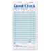 Guest Check Pad with Ruled Back, 15 Lines, One-Part (No Copi