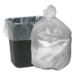 Waste Can Liners, 10 gal, 6 mic, 24" x 24", Natural, 50 Bags