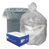 Waste Can Liners, 30 gal, 8 mic, 30" x 36", Natural, 25 Bags