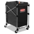One-Compartment Collapsible X-Cart, Synthetic Fabric, 4.98 c