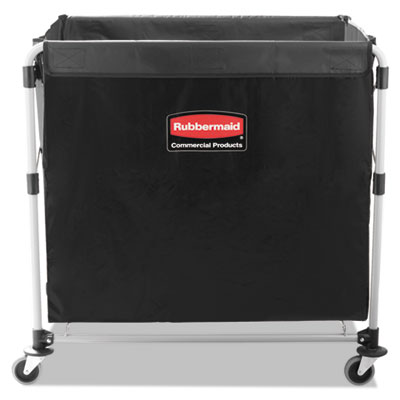 One-Compartment Collapsible X-Cart, Synthetic Fabric, 9.96 c