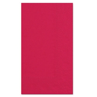 Dinner Napkins, 2-Ply, 15 x 17, Red, 1,000/Carton
