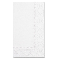 Dinner Napkins, 2-Ply, 15 x 17, White, 1,000/Carton