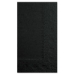 Dinner Napkins, 2-Ply, 15 x 17, Black, 1,000/Carton