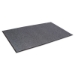 Needle-Rib Wiper/Scraper Mat, Rectangular, Gray Ribbed Surfa
