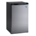 4.4 Cf Refrigerator, 19 1/2"w X 22"d X 33"h, Black/stainless