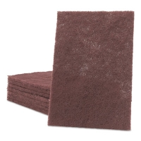 General Purpose Hand Pad, 6 X 9, Maroon, 20/box, 3 Boxes/car