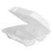 Foam Hinged Lid Container Secure One Tab Latch, 3 Compartmen