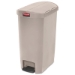 Slim Jim Streamline Resin Step-On Container, End Step Style,