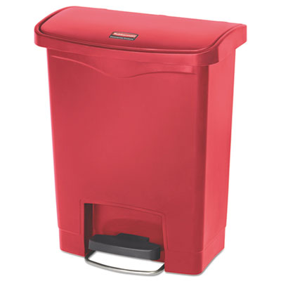 Streamline Resin Step-On Container, Front Step Style, 8 gal,