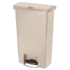 Streamline Resin Step-On Container, Front Step Style, 13 gal