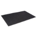Needle-Rib Wiper/Scraper Mat, Rectangular, Charcoal Gray Rib
