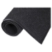 Needle-Rib Wiper/Scraper Mat, Rectangular, Charcoal Gray Rib