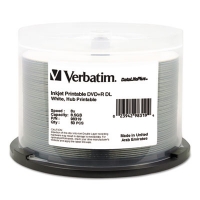 Dvd+r Dual Layer Printable Recordable Disc, 8.5 Gb, 8x, Spin
