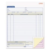 Purchase Order Book, 22 Lines, Three-Part Carbonless, 8.38 x