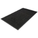 Platinum Series Walk-Off Indoor Wiper Mat, Rectangular, Blac
