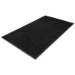 Platinum Series Walk-Off Indoor Wiper Mat, Rectangular, Blac