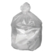 Waste Can Liners, 30 gal, 8 mic, 30" x 36", Natural, 25 Bags