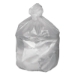 Waste Can Liners, 33 gal, 9 mic, 33" x 39", Natural, 25 Bags