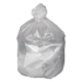 Waste Can Liners, 45 gal, 10 mic, 40" x 46", Natural, 25 Bag