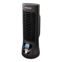 QuietSet Personal Table Fan, 4 Speeds, Black
