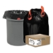 Heavy-Duty Trash Bags, Drawstring, 33 gal, 1.2 mil, 33.5" x