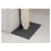 Air Step Anti-Fatigue Mat, Rectangular, Black Ribbed Surface