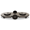 BRUTE Tandem Dolly, Two-Container, 300 lb Capacity, 20.25w x