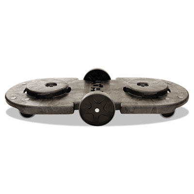 BRUTE Tandem Dolly, Two-Container, 300 lb Capacity, 20.25w x