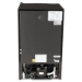 4.4 Cf Refrigerator, 19 1/2"w X 22"d X 33"h, Black/stainless