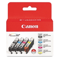 2946b004 (cli-221) Ink, Black/cyan/magenta/yellow, 4/pack