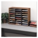 Literature Organizer, 24 Letter Compartments, 29 x 11.88 x 2