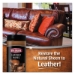 Leather Wipes, 1-Ply, 7 x 8, White, 30/Canister, 4 Canisters
