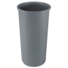 Untouchable Large Plastic Round Waste Receptacle, 22 gal, Pl