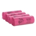 Feminine Hygiene Sanitary Disposal Bags, 4" x 4" x 10", Pink