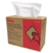Tuff-Job Scrim Reinforced Wipers, 4-Ply, 9.75 x 16.75, White
