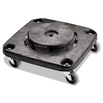 Brute Container Square Dolly, 300 lb Capacity, 17.25 x 6.25,
