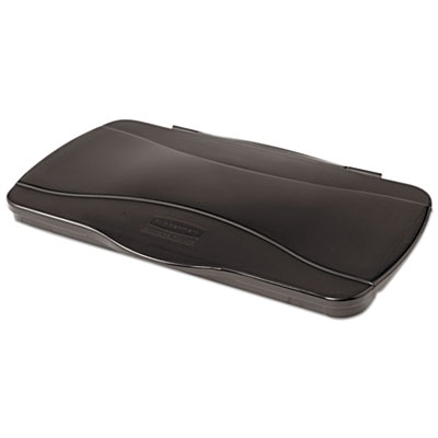 Hinged Lid For Vented Slim Jim, 20.38w X 11.38d X 2.75h, Bla