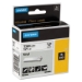 Rhino Permanent Vinyl Industrial Label Tape, 0.5" X 18 Ft, W