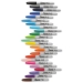 Fine Tip Permanent Marker, Fine Bullet Tip, Assorted Colors,