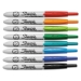 Retractable Permanent Marker, Extra-Fine Needle Tip, Assorte