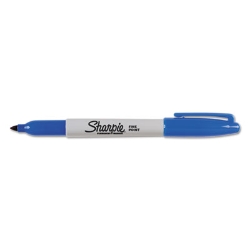Fine Tip Permanent Marker Value Pack, Fine Bullet Tip, Blue,