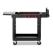 Heavy Duty Adaptable Utility Cart, Plastic, 2 Shelves, 500 l