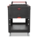 Heavy Duty Adaptable Utility Cart, Plastic, 2 Shelves, 500 l