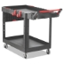 Heavy Duty Adaptable Utility Cart, Plastic, 2 Shelves, 500 l