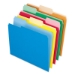 Interior File Folders, 1/3-Cut Tabs: Assorted, Letter Size,