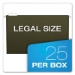Extra Capacity Reinforced Hanging File Folders with Box Bott