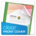Clear Front Standard Grade Report Cover, Three-Prong Fastene