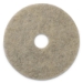 Porko Plus Burnishing Pads, 27" Diameter, Brown, 2/carton